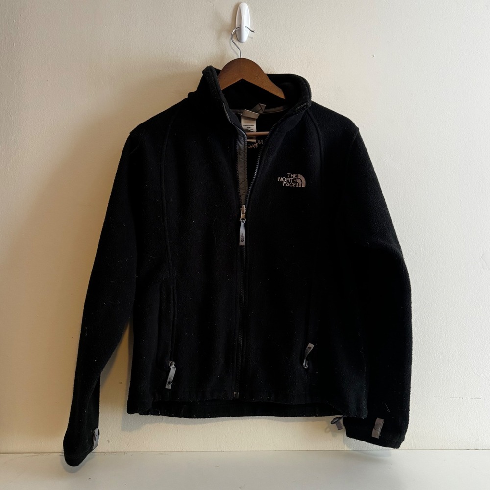 The North Face Women's Medium Classic Y2K Black Full Zip Fleece Jacket Gorpcore